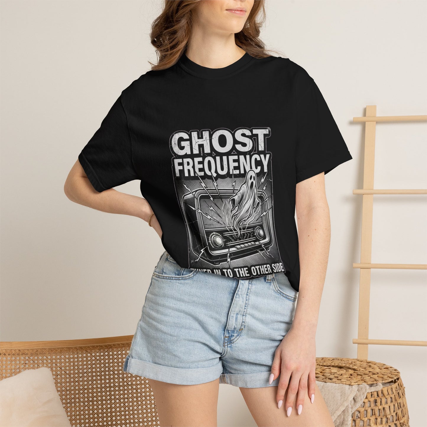 Ghost Frequency radio design T-shirt | paranormal, tuned to the other side