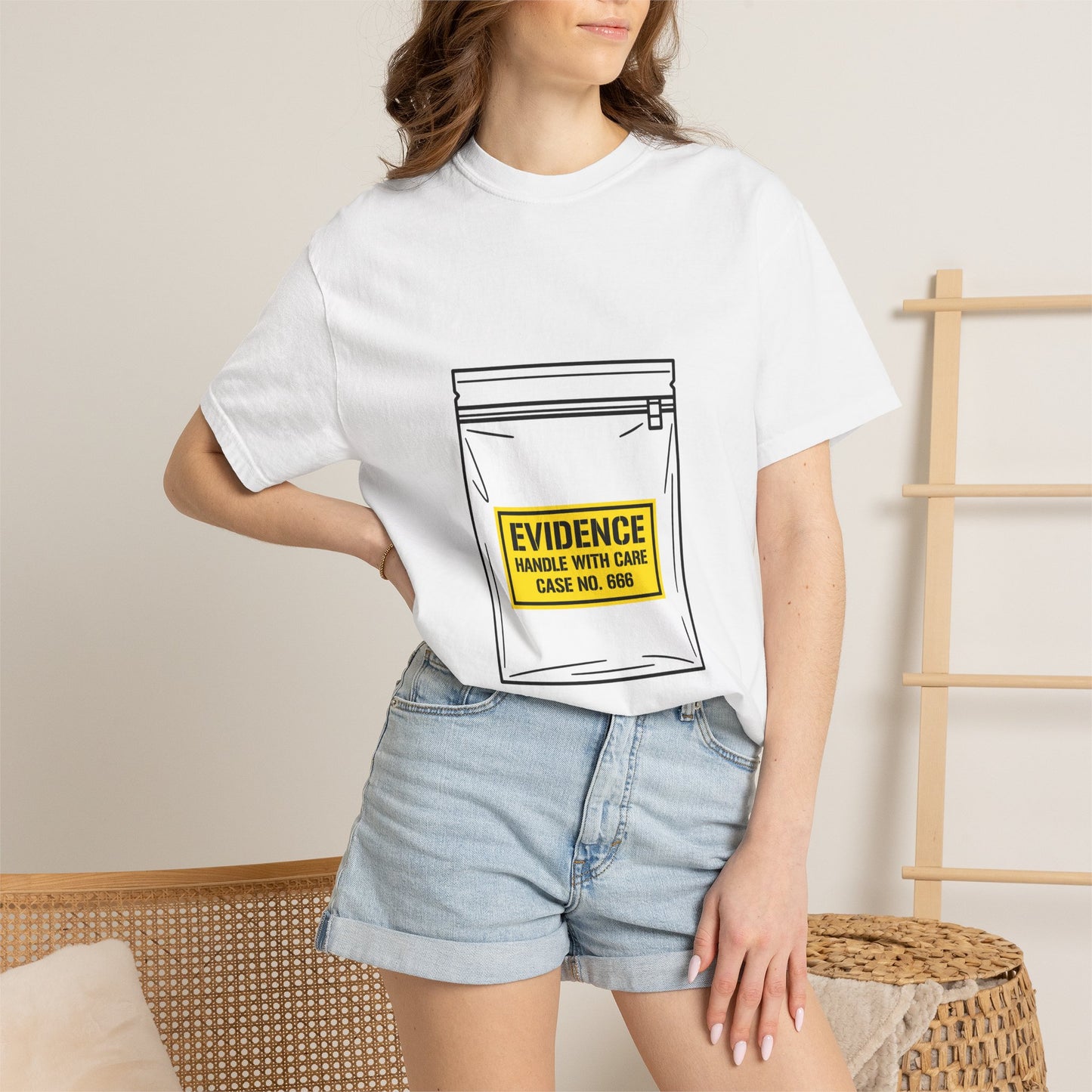 Evidence Bag T-shirt | Forensic Crime Scene Graphic Tee