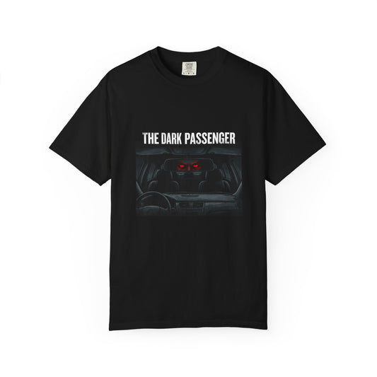 The Dark Passenger T-Shirt | Car Horror Graphic Tee, Red Eyes Night Drive