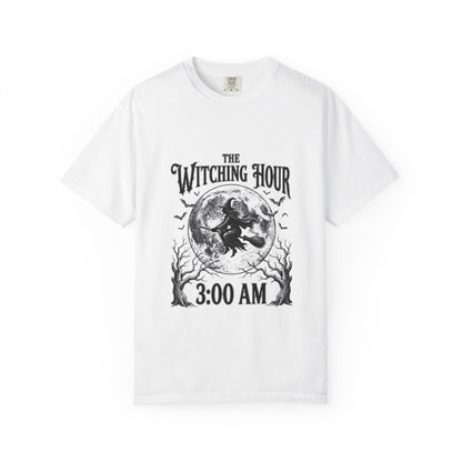 The Witching Hour 3:00 AM T-Shirt | Witch Moon, Bats, Halloween