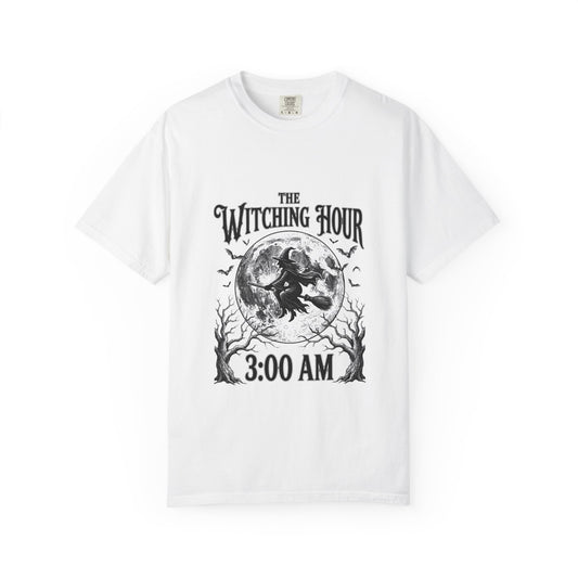 The Witching Hour 3:00 AM T-Shirt | Witch Moon, Bats, Halloween