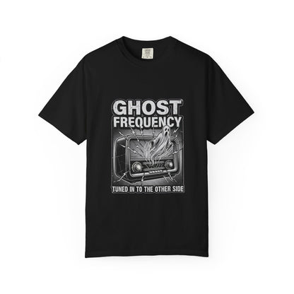 Ghost Frequency radio design T-shirt | paranormal, tuned to the other side