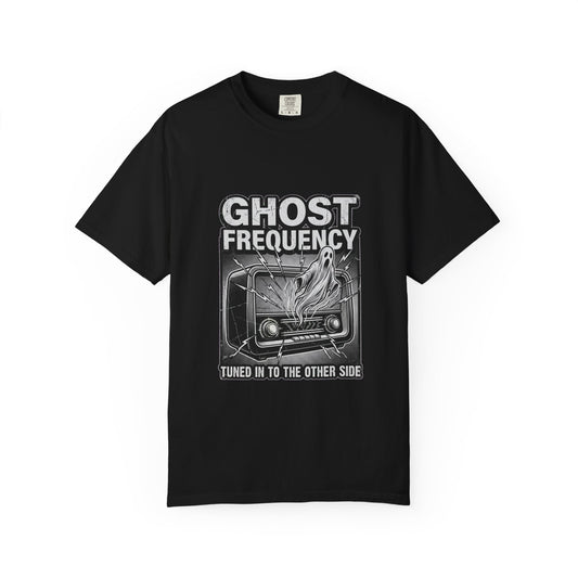Ghost Frequency radio design T-shirt | paranormal, tuned to the other side