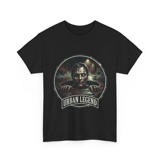 Urban Legend Horror Face T-Shirt | Creepy Sewer Monster Tee