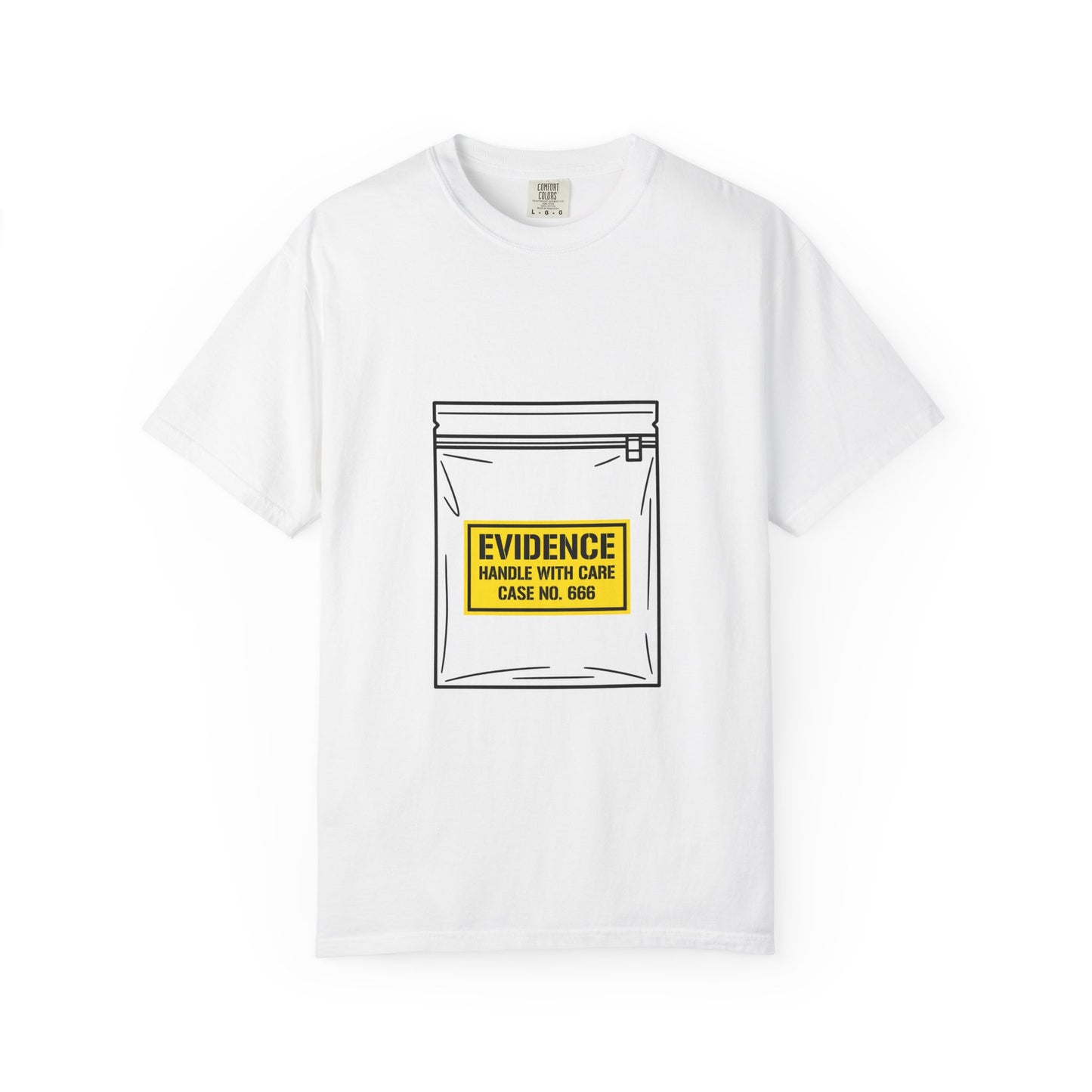 Evidence Bag T-shirt | Forensic Crime Scene Graphic Tee