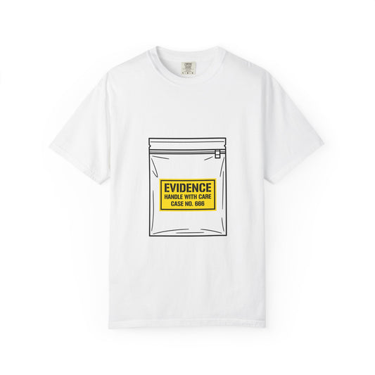 Evidence Bag T-shirt | Forensic Crime Scene Graphic Tee