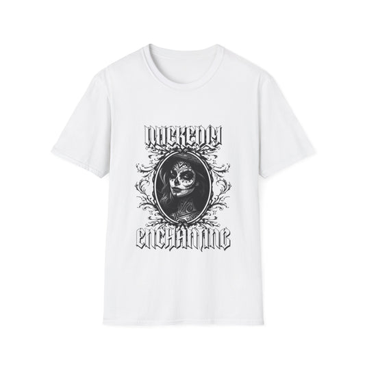 Skull Portrait T-Shirt | Day of the Dead Gothic Illustration