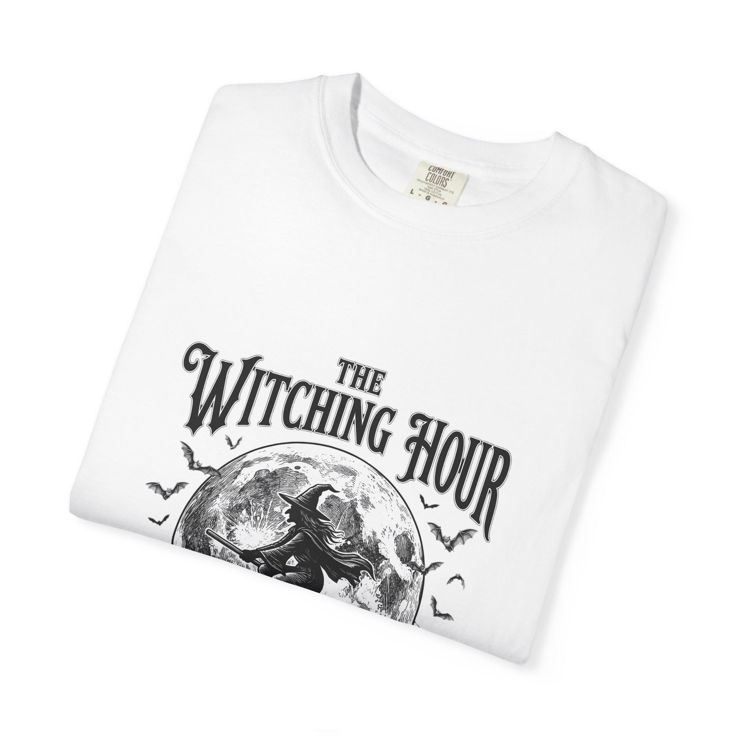 The Witching Hour 3:00 AM T-Shirt | Witch Moon, Bats, Halloween