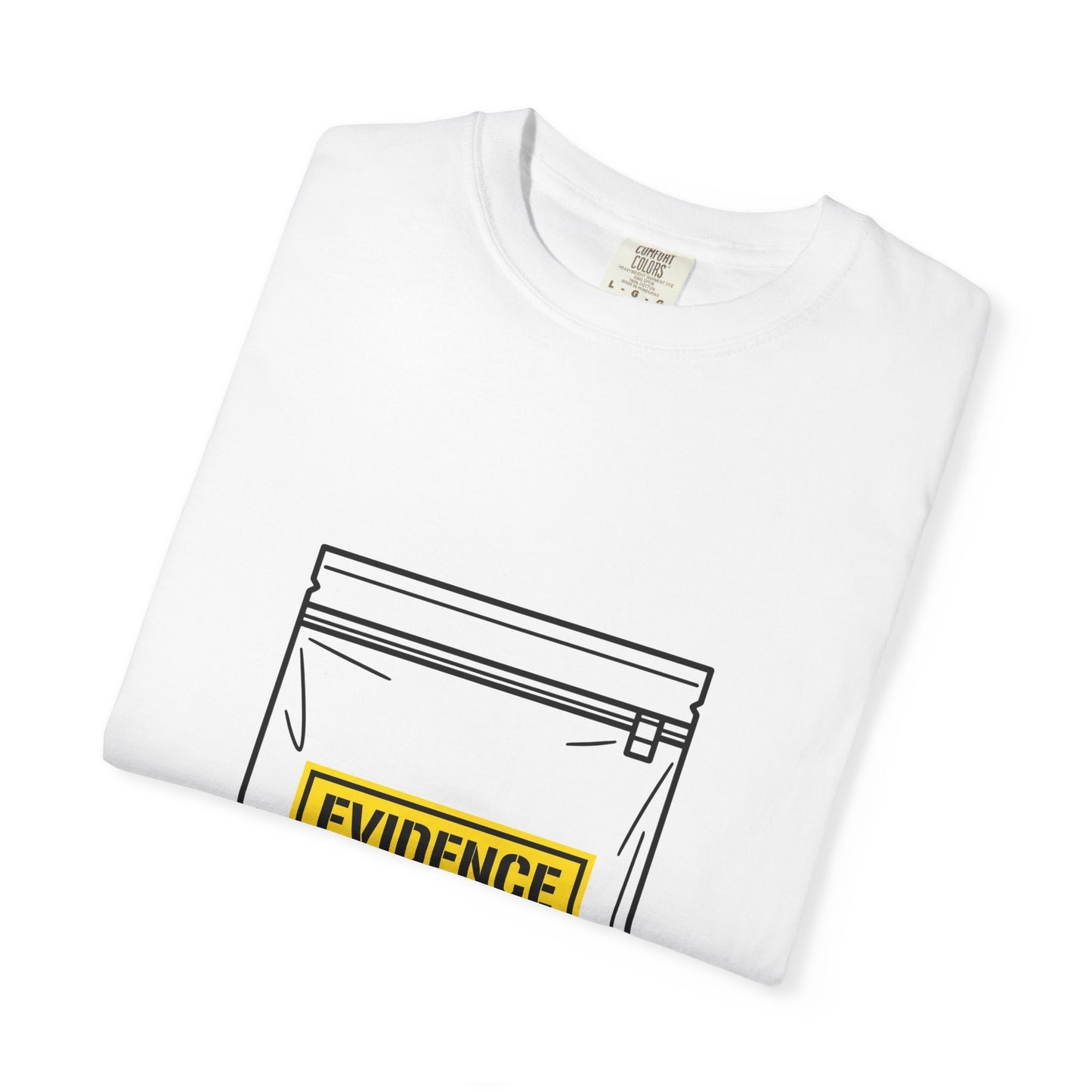 Evidence Bag T-shirt | Forensic Crime Scene Graphic Tee