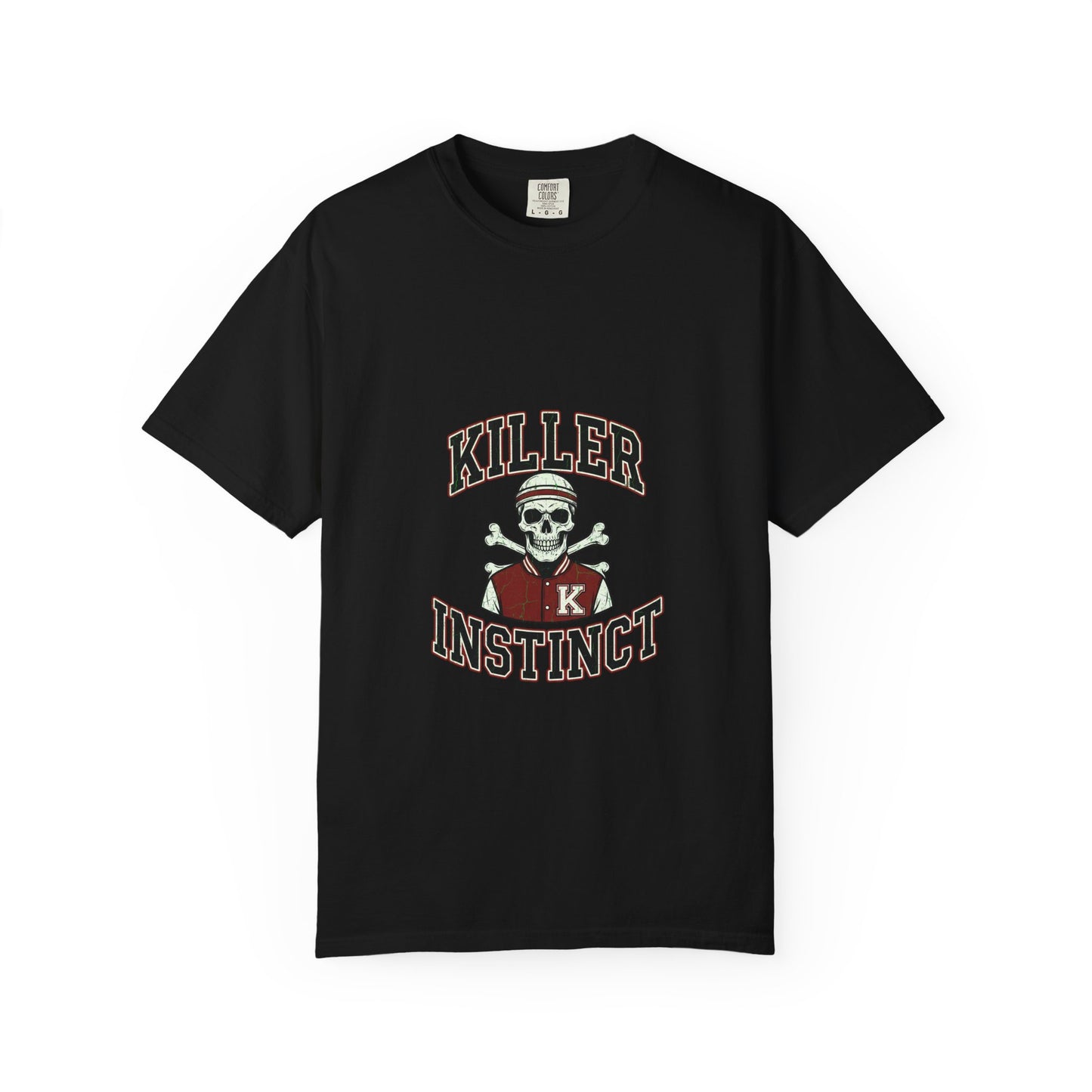 Killer Instinct Skull and Crossbones T-Shirt | Retro Sports Crest