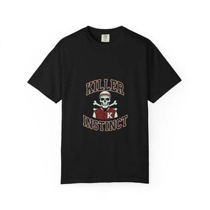Killer Instinct Skull and Crossbones T-Shirt | Retro Sports Crest