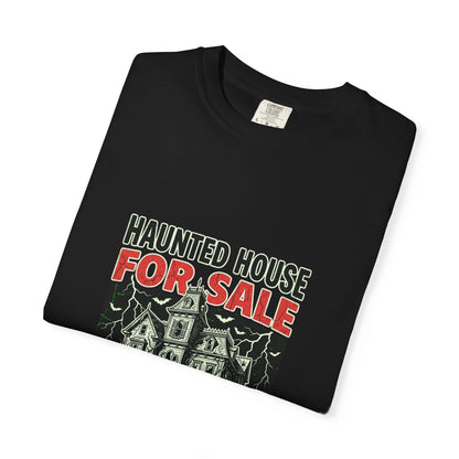 Haunted House For Sale T-Shirt | Motivated Seller Priced To Kill, Halloween Shirt